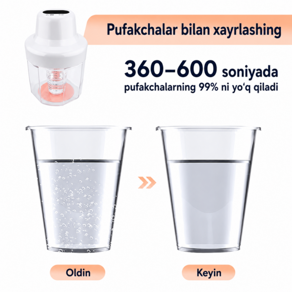 Aqlli Pufakchalarni Yo‘qotish Qurilmasi