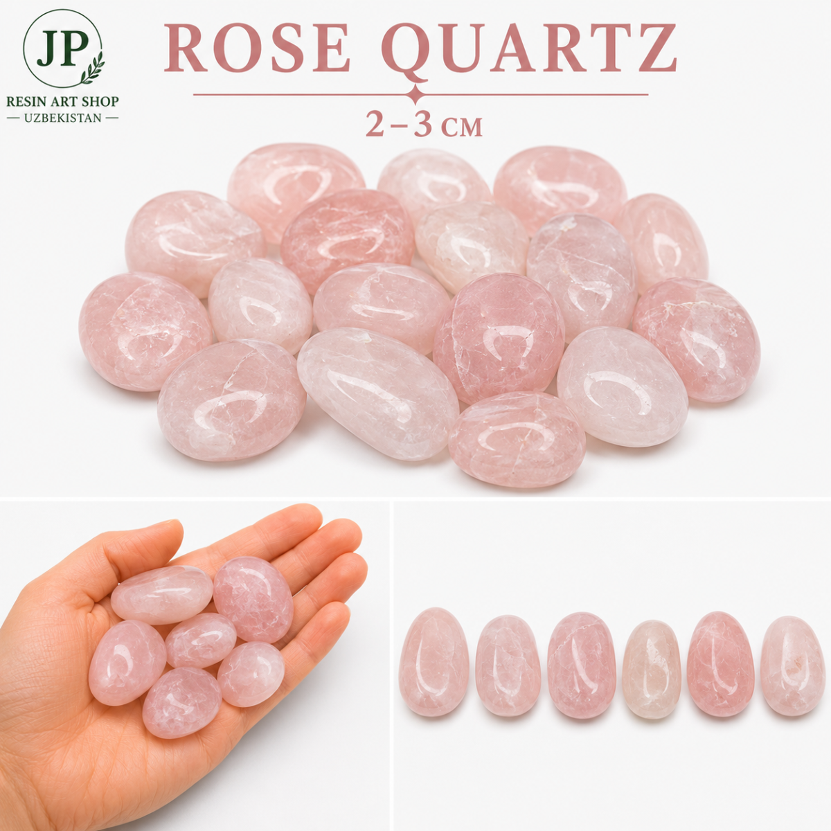 Rose Qwartz (2-3sm)